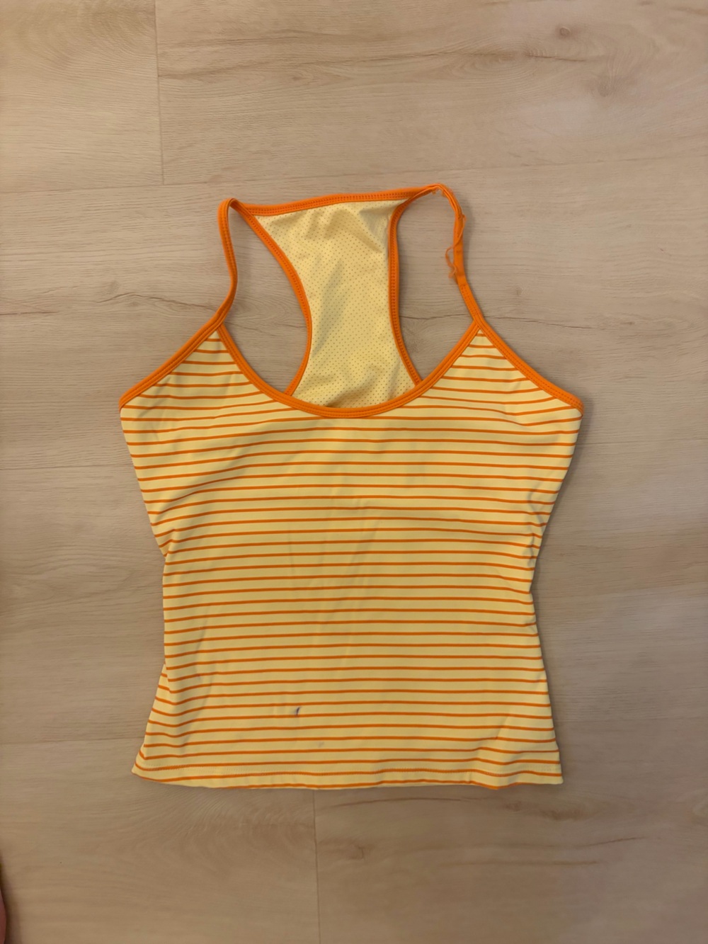 ACTA x Ken sunset orange tank in size M